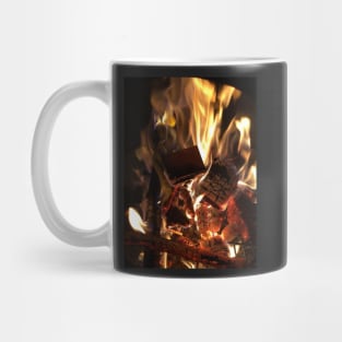 Winter Fire Pit Barbecue Fun or Chestnuts roasting on an Open Fire! Mug